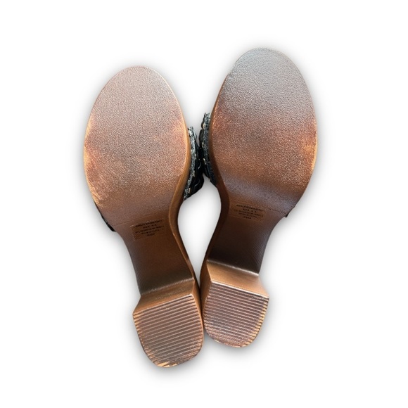 Steve Madden Amazed Chunky Heel Braided Strap Sz 8.5 - Picture 6 of 8